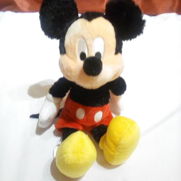 Disney Parks Mickey Mouse Bean Bag Authentic Original 11" Plush (K9) - Picture 1 of 4